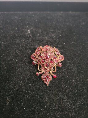 Vintage Bohemian Victorian Garnet Brooch